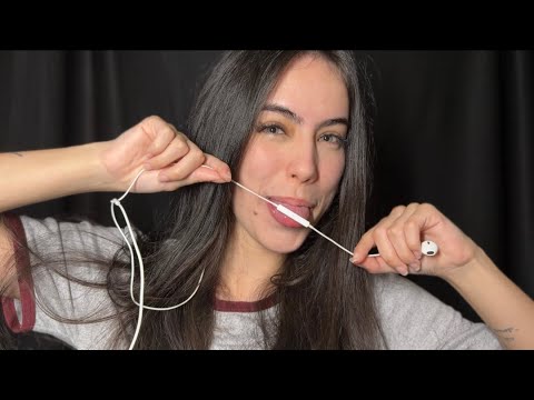ASMR- SONS GOSTOSOS COM O MIC DO FONE DE OUVIDO! (para ouvir enquanto joga/ trabalha) 