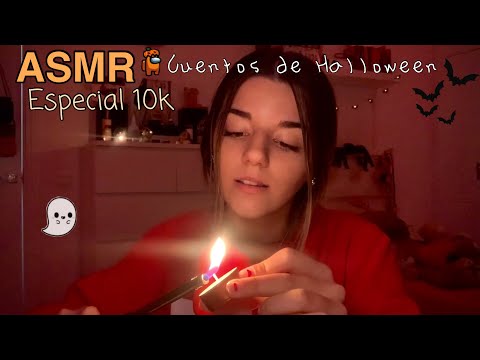 ASMR ESPECIAL 10k !!✨ / Leyendo CUENTOS de HALLOWEEN 🎃 | Paulichi21