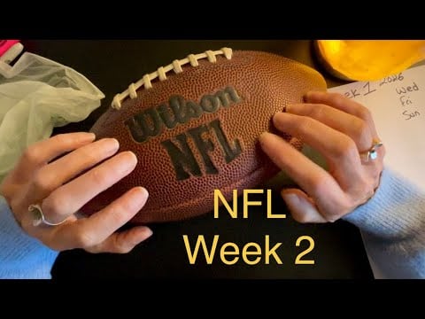 NFL Week 2 Picks 🏈 ~ ASMR