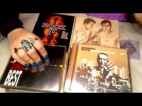 Asmr CD music club!!!(tapping and whispering)Let me know if you want Part 2!!!
