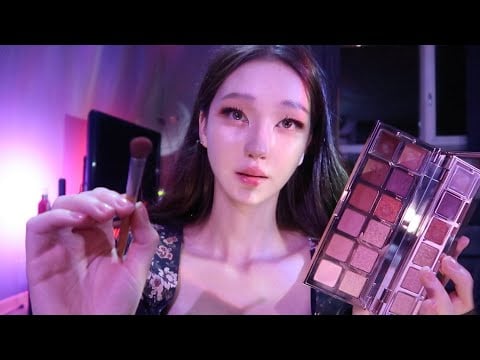 ASMR Rich girl does your make up (No talking)