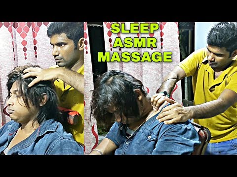 Relaxing Head & body massage with Neck cracking by palash Barber | Indian ASMR
