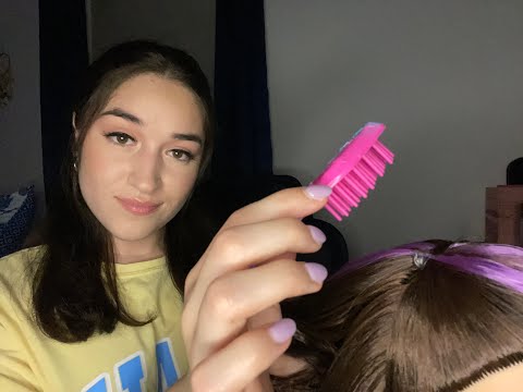 Big Sis Helps With Your Hair Before School | ASMR Role-Play | Lofi RP