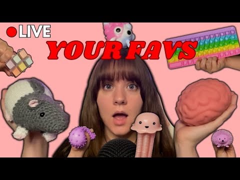 🔴LIVE ASMR - Your Favorite Triggers ❤️ - (Last stream before I leave😭)