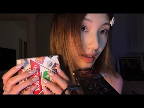 ASMR Unboxing Letters & Vintage Camera & Chocolate | Slow Summer Evening Relaxation