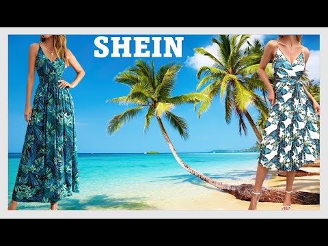 ASMR * unboxing SHEIN robes tropicales et sublimes bijoux
