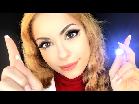 ASMR Cranial Nerve Exam 👩‍⚕️ Orbital Eye Exam , Face Exam , Face Touching , Soft Spoken - LONG CNE -