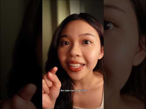 Pack this sentence for your shopping in Thailand🛍️💰#asmr  #shorts  #learnthai #shopping #money