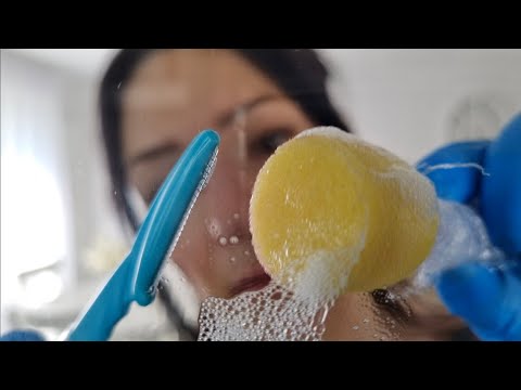 Dermaplaning your Face *ASMR*