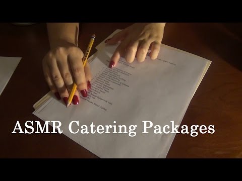 ASMR CATERING PACKAGE SOFT SPOKEN