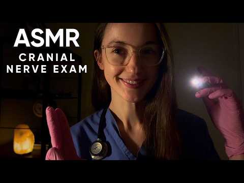 ASMR Cranial Nerve Exam (quick but gentle)