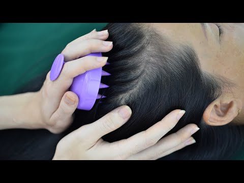 ASMR Real Person Scalp Massage, Scalp Scratching Tingling For Relieve Stress, Headache