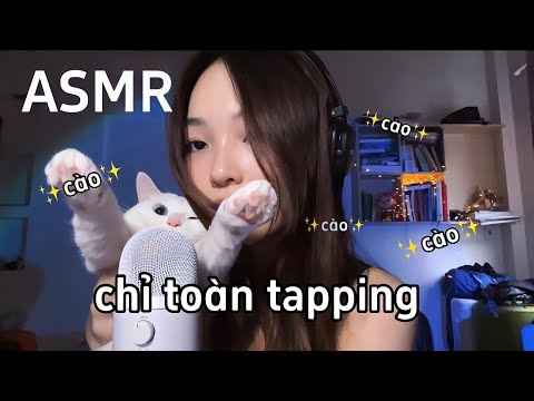 ASMR // Toàn gõ và cào mic!✨🤌🏻🎙- nails tapping, mic scratching, đồ chơi, mèo?… | Deadzonnne