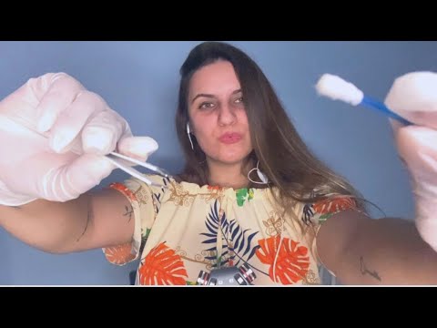 ASMR - LIMPANDO SEUS OUVIDOS 👂 Ear cleaning