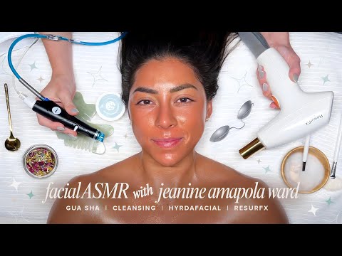 ASMR Facial | Resurfx, Dermaplaning & Hydrafacial on Jeanine Amapola