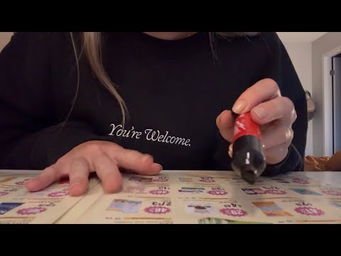 ASMR Flipping Through a Coupon Magazine 🛍️🛒