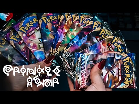 ASMR | Opening a Pokemon Elite Trainer Box Plus Zamazenta (Crinkle and Whisper)