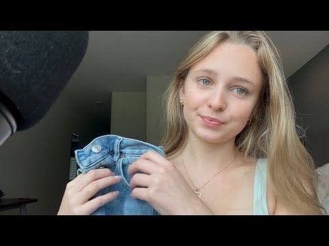 ASMR Fabric Scratching On My Favorite Clothing Items