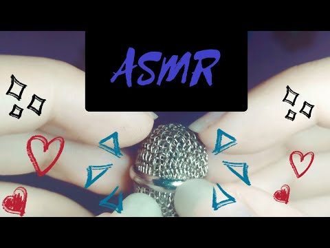 ASMR - ARRANHANDO O MICROFONE + SOM DE CHUVA | NO TALKING