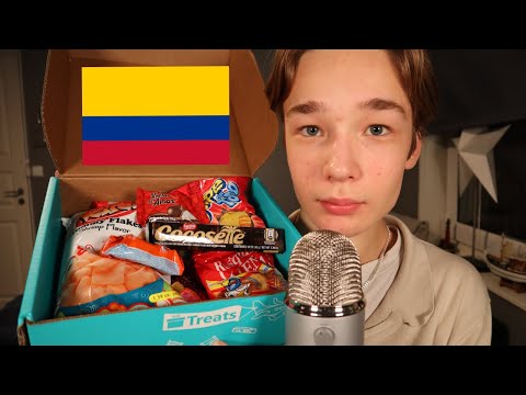 ASMR Mukbang | Trying Snacks From Colombia🇨🇴 | Try Treats