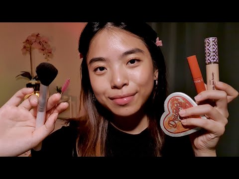 ASMR Soft & Sweet Makeup Application On You 🍓✨ Personal Attention with Layered Sounds