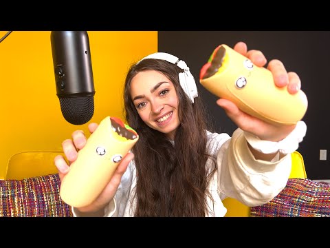 ASMR Foam Burrito Squishing, Squeezing, Rubbing, and Soft Speaking