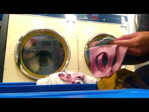 ASMR Laundry dryer folding