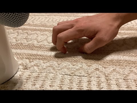 ASMR| Textured Rug Scratching