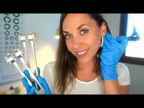 ASMR Unclog Your Ears | Deep Ear Wax Removal & Otoscope exam whispered roleplay