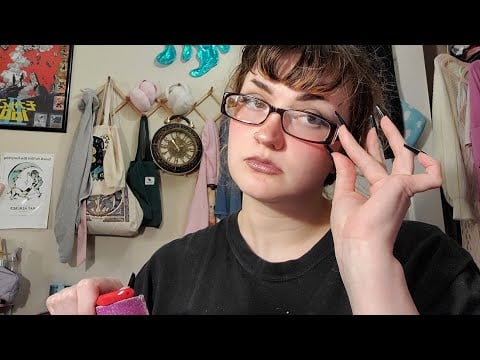 ASMR Class Projcect with Your Moody Apathetic Classmate 