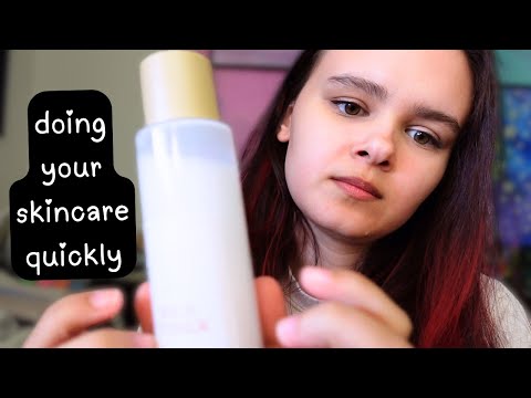 ASMR | Quick, let me do your skincare!