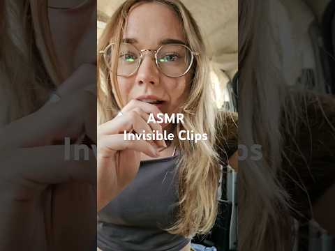 ASMR Invisible Clips, clipping up your hair #asmr #tingles