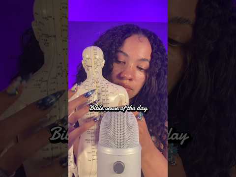 Bible verse of the day: Luke 1:37📖 #asmr  #asmr