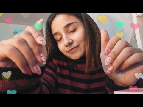 ASMR en ESPAÑOL CON UÑAS LARGAS sonidos delicados y suaves