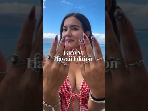 ASMR GRWM HAWAII EDITION #asmr #elf #grwm #hawaii