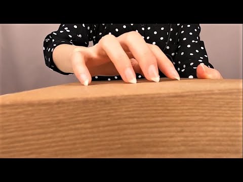 【ASMR】尖らせた爪で木箱をネイルスクラッチング強め/爪/速い/ゆっくり/nail scratching/deep/hard/無言/no talking/