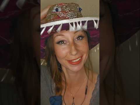 Dressup Asmr Jewelled Hat tapping scratching and gentle whispers #asmrsounds