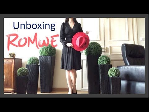 ASMR *Unboxing ROMWE chapeaux et vêtements