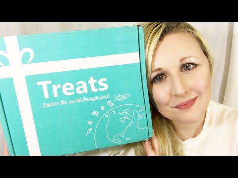 ASMR Soft Speaking Eating Sounds | Sampling Snacks From Try Treats