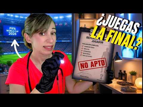 ⚽ ASMR | ¿JUEGAS LA FINAL? | Médico Oficial del Mundial FIFA 2026 | Roleplay Español