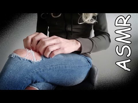 ASMR Fabric Scratching  | Jeans, Leather pants |