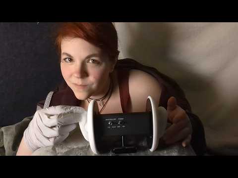 ASMR - Glove Sounds and Answering Questions - THE BOX 3 - Whisper and Soft Spoken Personal Rambling
