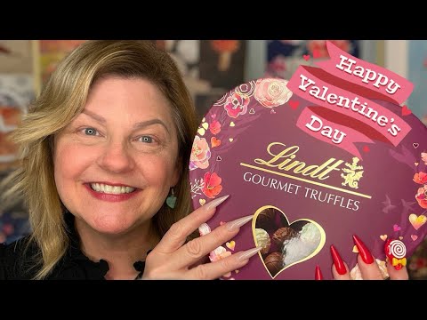 ASMR | Happy Valentine’s Day | Assorted Triggers with Long Mix-Matched Stiletto Nails 🍭🍫💗