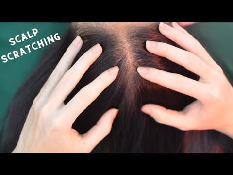 ASMR Scalp Massage, Hair Parting, Hair Brushing, Hair Treatment Real Person For Relieve Headache