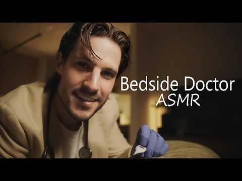 ASMR Gentle Bedside Doctor Exam in Your Home (Full Body Close Whispers)
