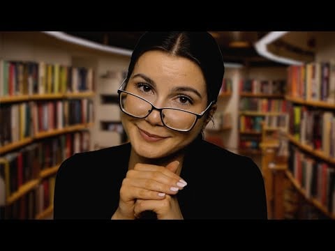 📚ASMR BIBLIOTEKA - witaj ponownie! 📚 | dźwięki książek, ciche mówienie (roleplay po polsku)