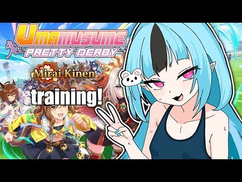 【Umamusume Pretty Derby】VTUBER TOURNAMENT TRAINING! Chatting & Raising a Fresh Account
