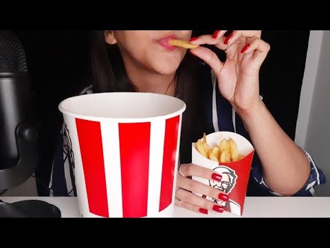 ASMR COMIENDO KFC | MUKBANG Pollo Frito KFC | ASMR en Español
