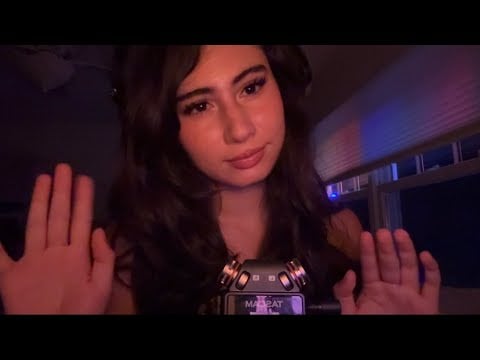 ASMR ~ Dry hand sounds 💗 ( Some up close breathy whispers )