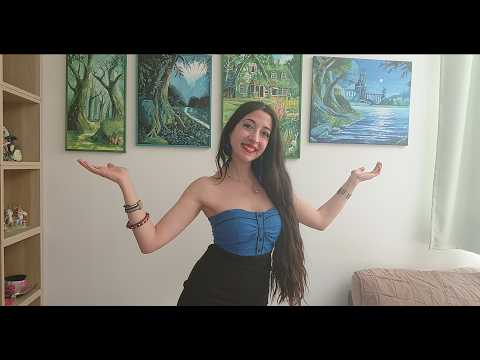 Dormirai con i miei quadri ASMR | Soft spoken | Tracing